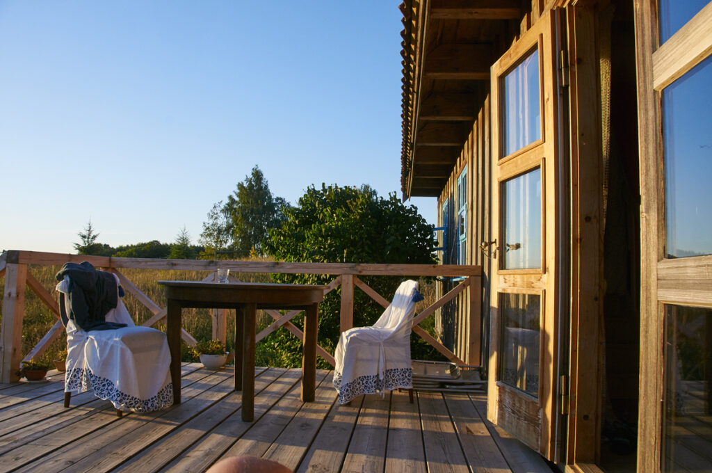 weranda Nowego Domu ośrodek Konie i Ludzie